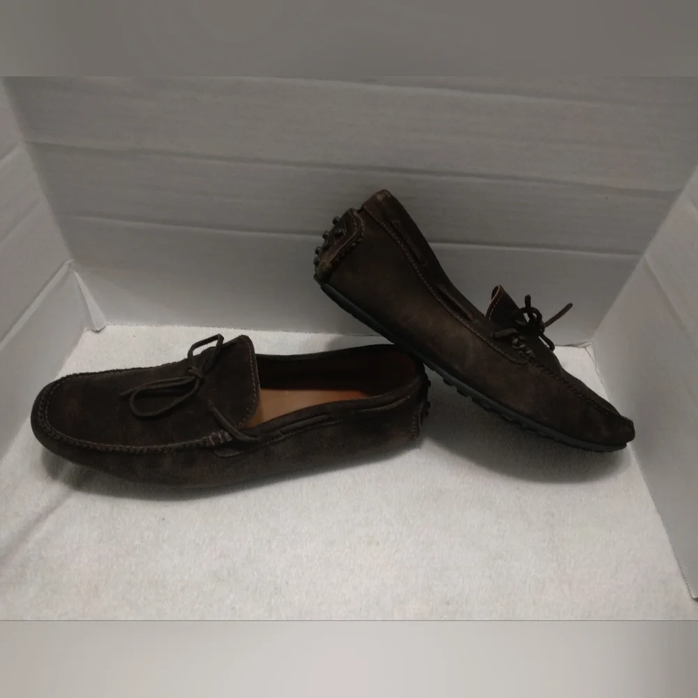 FRYE Allen moccasine suede #12 - Picture 1 of 11